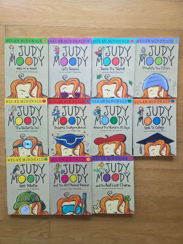 Judymoody 주디무디 11권, Junnie B.Jones 주니 B.존스 21권, Judy Blume 주디블룸 이미지