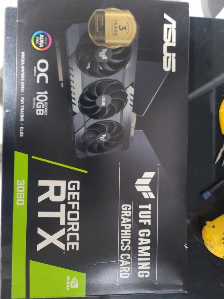 ASUS 터프 RTX 3080 10GB 그래픽카드 이미지