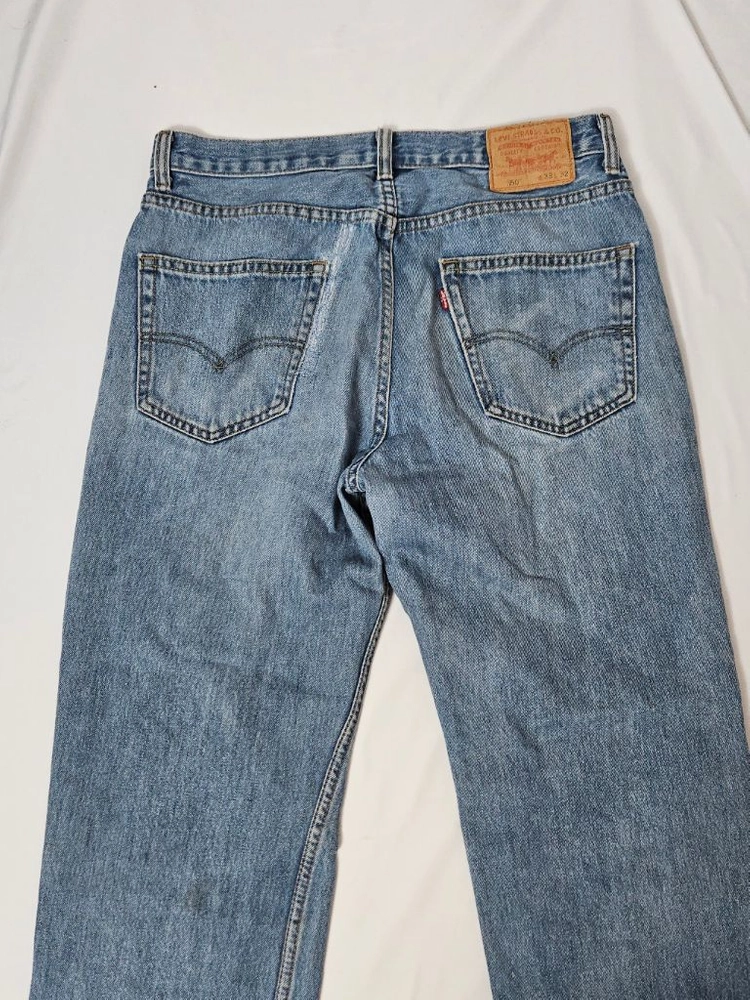 00s 리바이스 550 워싱 데님팬츠 빈티지 청바지 진 올드스쿨 데미지 33 이미지