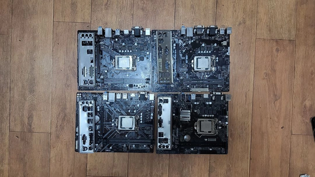 컴퓨터 8세대 메인보드 H310+CPU i3 8100 4세트 일괄판매 이미지