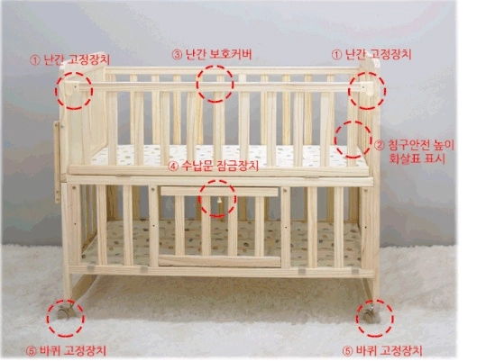 벨라아기침대 미개봉 새제품 싸게 팝니다 코코넛 매트리스 포함 풀셋입니다 이미지