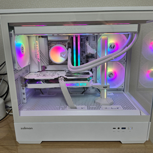고사양 게이밍 화이트 감성 PC 본체(SSD제외) 이미지