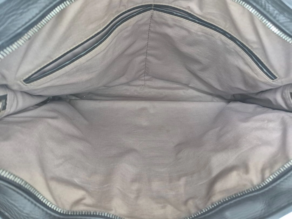 보테가 베네타 인트레치아토 브리프케이스 (블랙) 이미지