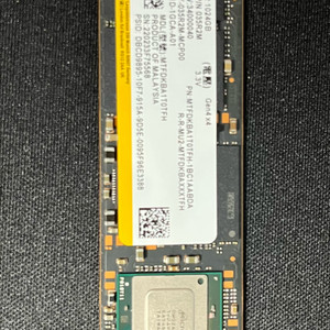 마이크론 3400 NVMe M.2 SSD 1TB (PCIe 4.0 / DRAM 탑재 / 100% 건강상태) 이미지