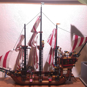 레고 6243 브릭비어드 바운티 대형 확장 해적선 MOC / 순정 원복 가능 / 85cm 이미지