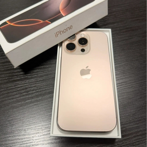 아이폰16프로 데저트 티타늄 256GB 풀박스 자급제 이미지
