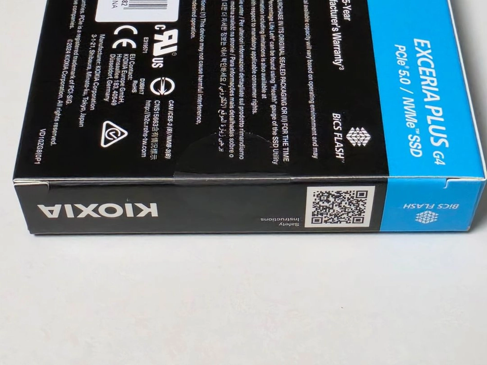 미개봉) 키오시아 Exceria plus G4 PCIE 5.0 M.2 2TB SSD 도우정보 이미지