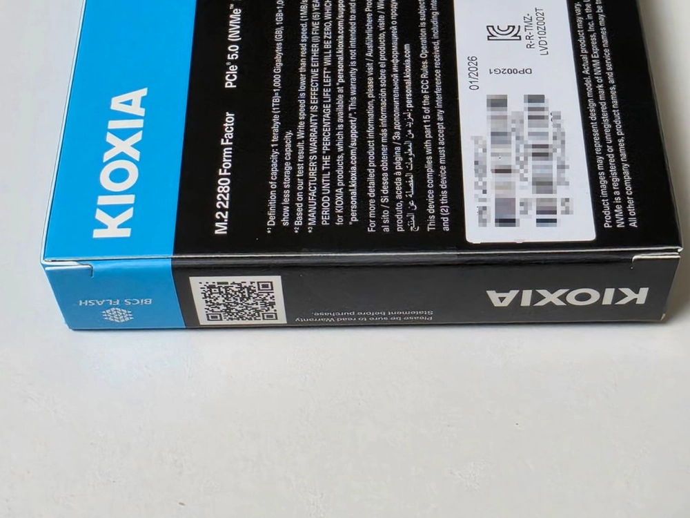 미개봉) 키오시아 Exceria plus G4 PCIE 5.0 M.2 2TB SSD 도우정보 이미지