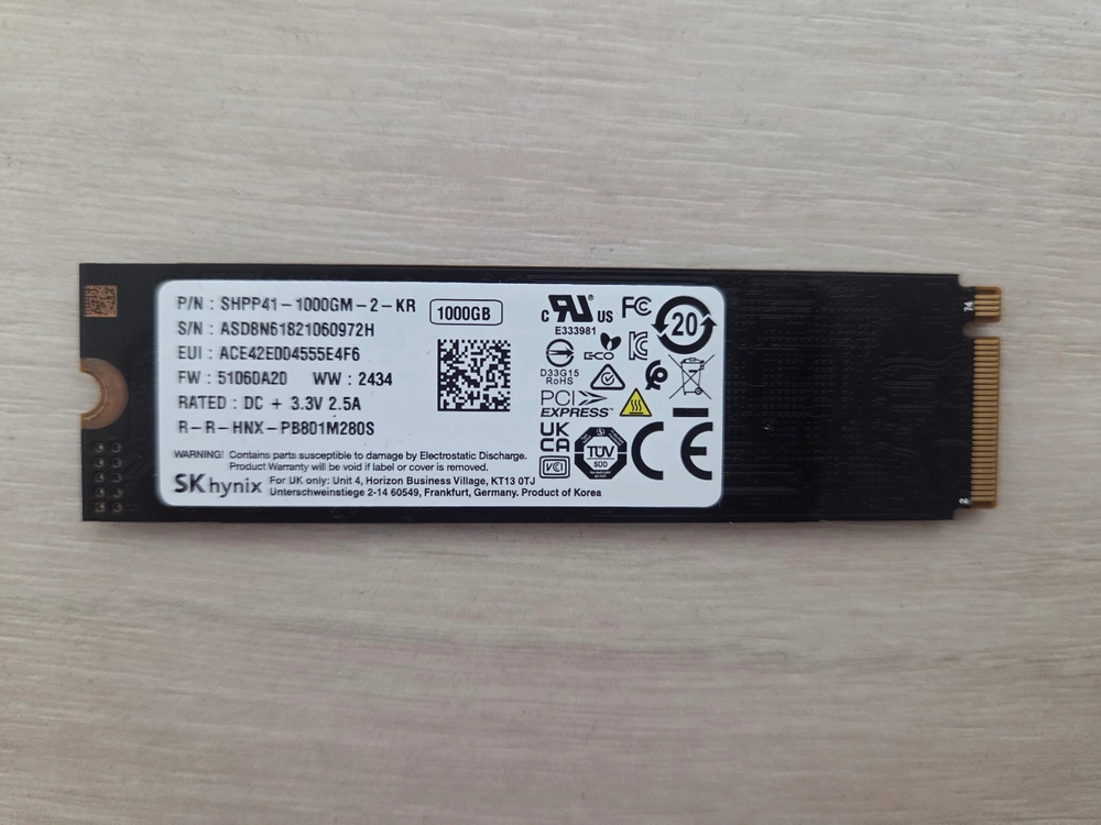 SK하이닉스 Platinum P41 M.2 NVMe SSD 1TB 정품(신품급) 이미지