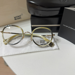 새제품 몽블랑 MONTBLANC 명품 안경테 미사용 풀세트 이미지