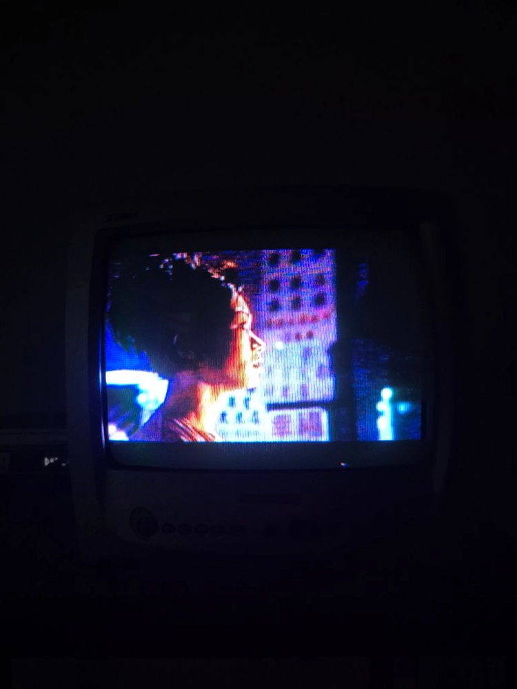 대우 유니크 crt 14인치 브라운관 tv 티비 이미지