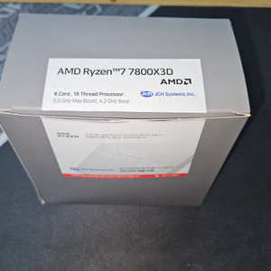 AMD 라이젠 7800X3D 정발 CPU 판매합니다. 이미지