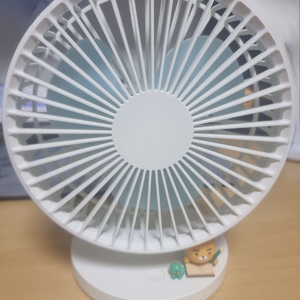 카카오프렌즈 라이언 선풍기 탁상용 이미지
