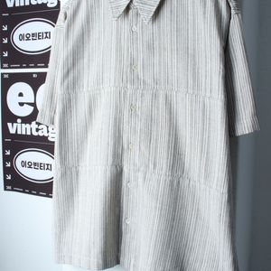 (L-XL) 노이즈 반팔 카라 티셔츠 셔츠 남방 이미지