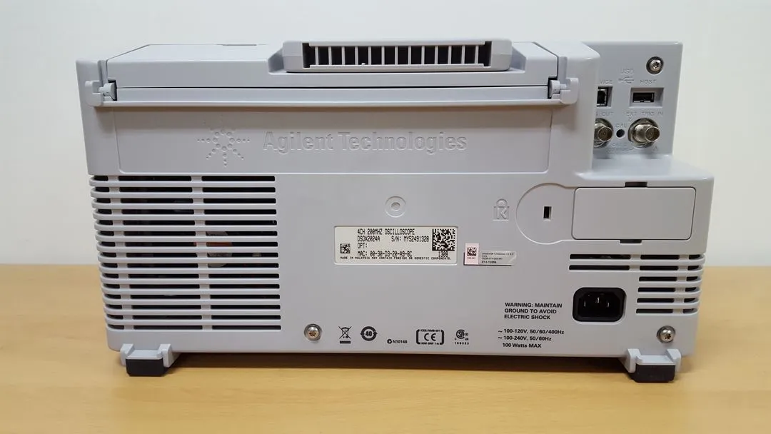 중고오실로스코프 애질런트 DSOX2024A 200MHz 4ch 판매 이미지