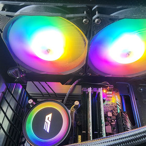 i5 13400f cpu, tuf b660m wifi, 닥플 2열 수냉쿨러 이미지