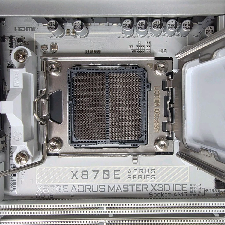 기가바이트 X870E 어로스 마스터 X3D 메인보드 이미지