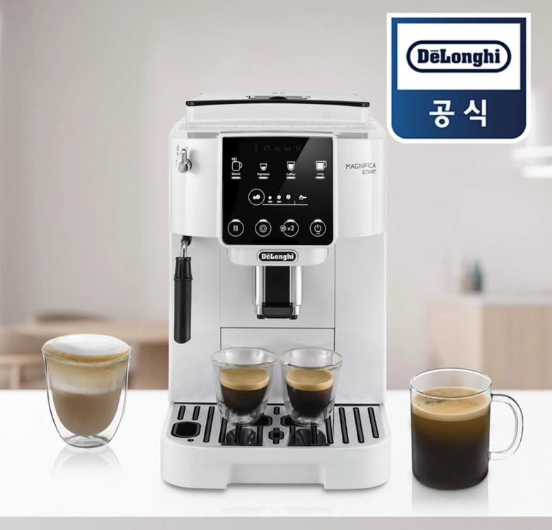 드롱기 전자동 커피머신 롱 화이트 KRECAM220.20.W 이미지