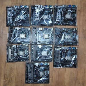 컴퓨터 6세대 메인보드 H110+CPU i3 6320 10세트 일괄판매 이미지