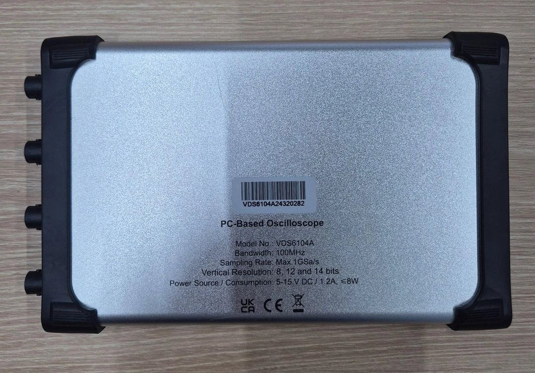 4채널 PC 오실로스코프 100MHz/1Gsa/s 이미지