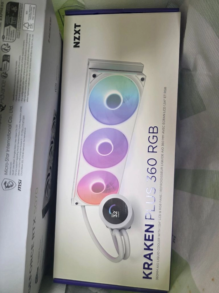 NZXT 크라켄 360 플러스 수냉쿨러 이미지