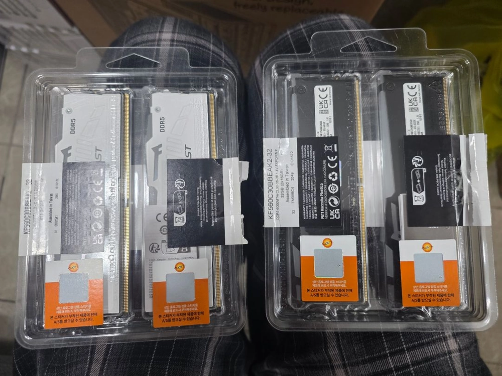 킹스톤 ddr5 6000 cl30 32g 클레브 6000 cl28 32g 이미지