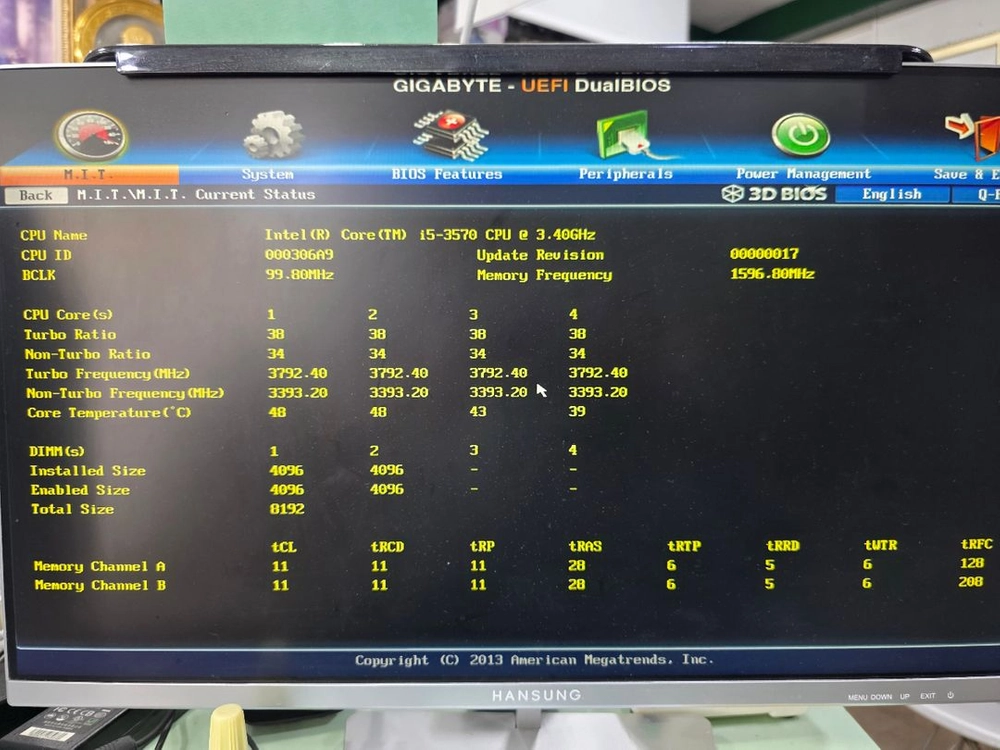 I5 3570 + 기가바이트 GA-H77-DS3H 이미지