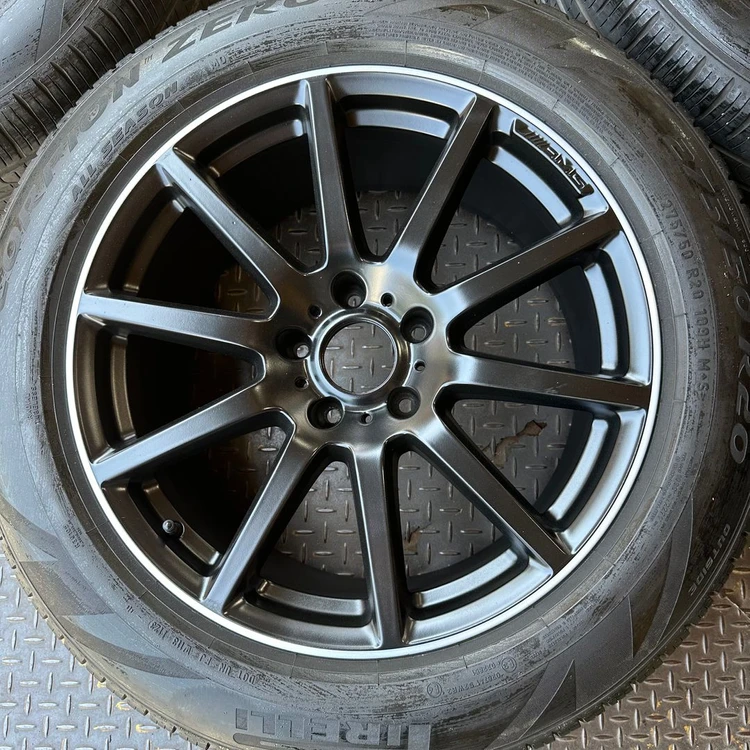 20인치 벤츠 G바겐 G63 AMG 무광블랙림폴리쉬 중고휠타이어 1대분 이미지