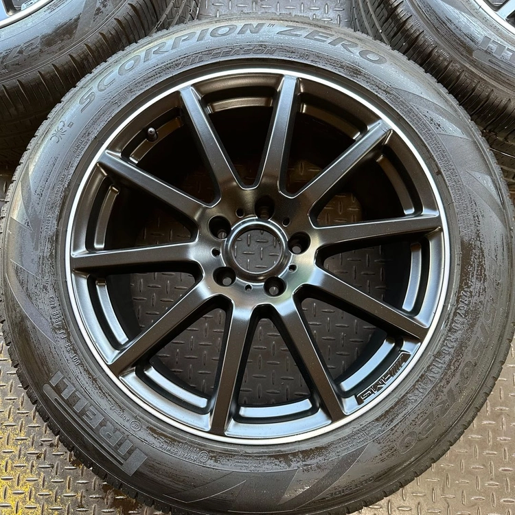 20인치 벤츠 G바겐 G63 AMG 무광블랙림폴리쉬 중고휠타이어 1대분 이미지