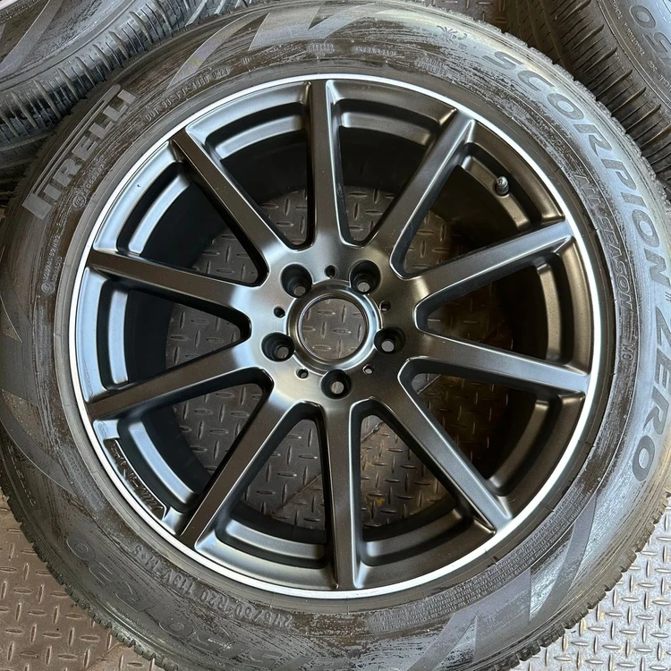 20인치 벤츠 G바겐 G63 AMG 무광블랙림폴리쉬 중고휠타이어 1대분 이미지