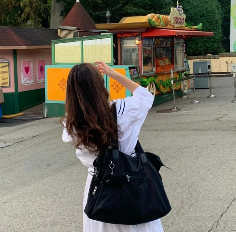 키플링 보스턴백 아트M 블랙 이미지