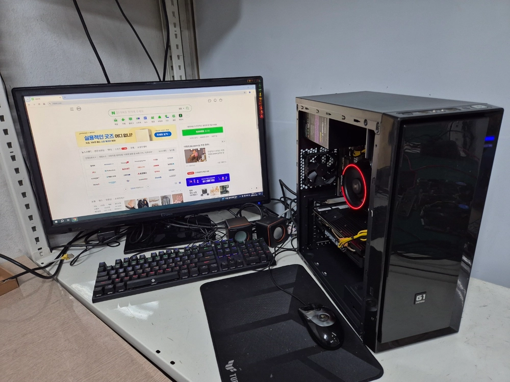 라이젠 1700/2700 다코어 멀티작업용 본체 판매 - 안심되는 중고거래