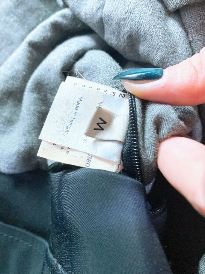 (M)겐조남자블랙코튼나일론혼방이중잠금자켓 이미지