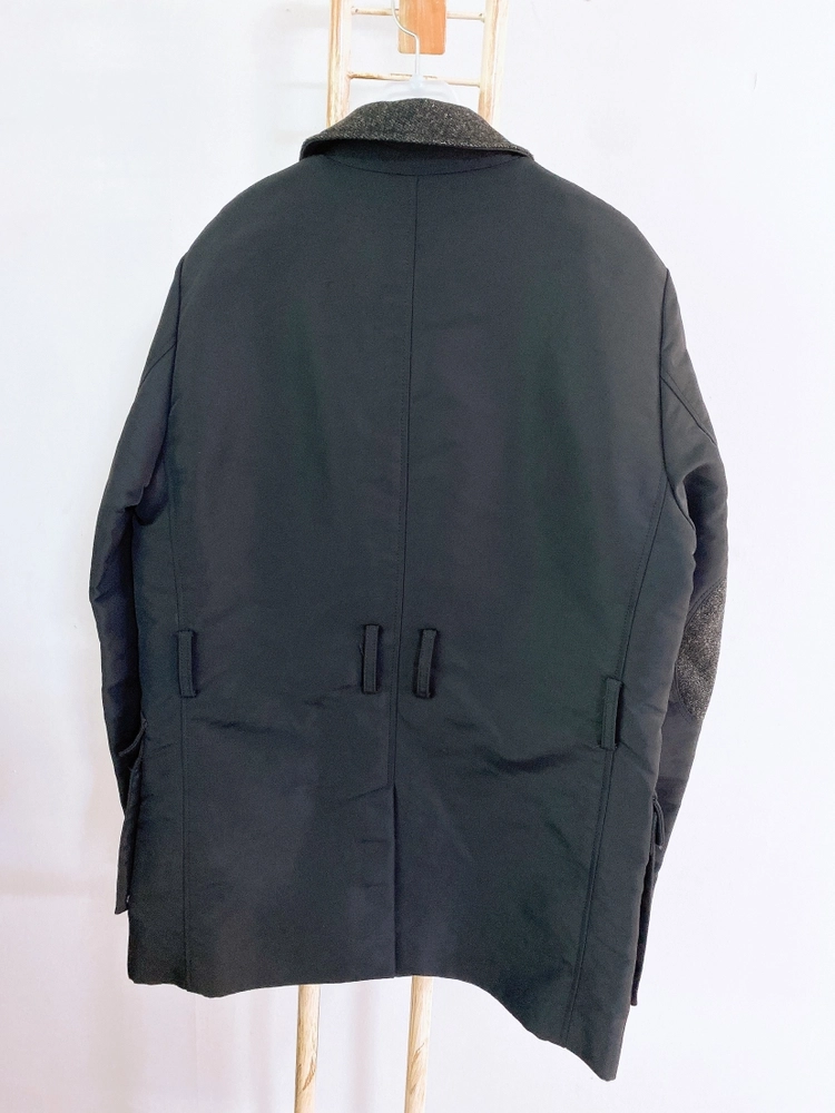 (M)겐조남자블랙코튼나일론혼방이중잠금자켓 이미지