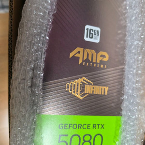 [미개봉] 상급 조탁 RTX 5080 AMP EXTREME INFINITY (ZOTAC 익스트림 인피니티) 이미지