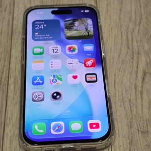 아이폰 17 화이트 256GB (배터리 100%) 이미지