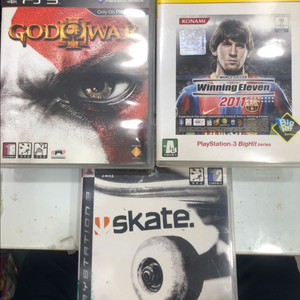 Ps3 CD 3장 일괄 1만 (갓오브워3 스케이트 위닝2011) 이미지