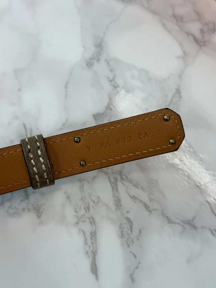 에르메스 켈리 벨트 에토프 로즈골드 앱송 18mm H069853CD18 이미지