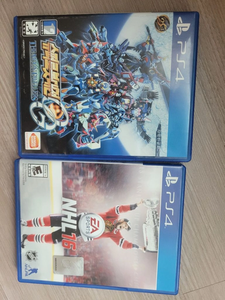 ps4 슈퍼로봇대전 OG 문 드웰러즈 nhl16 일괄 팔아요.워낙유명게임이라... 이미지