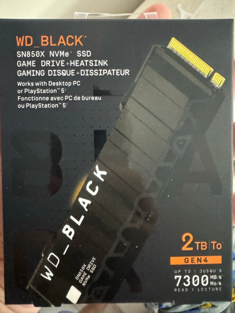 WD SN850X 2TB 히트싱크 모델 미개봉 새제품 이미지