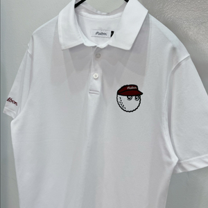 (105/XL) 말본 화이트 버킷 남성 카라넥 반팔 골프티셔츠 이미지