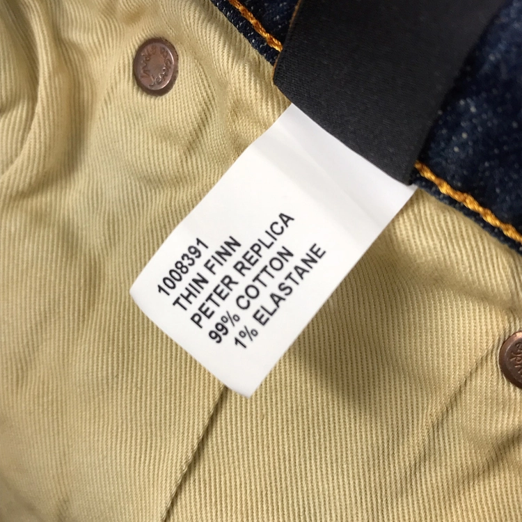 누디진 Nudie Jeans 씬핀 피터 레플리카 데님 청바지 남성30 이미지