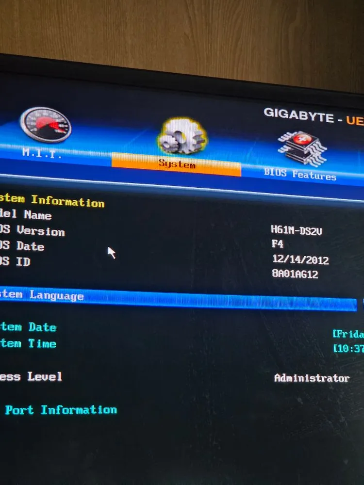 기가바이트 H61M-DS2V 메인보드 +i3-2120 CPU + RAM 이미지