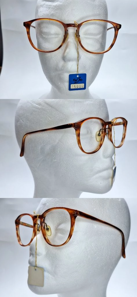 A.G. SPALDING & BROS BS-228 안경테 52mm 뿔테 일본 빈티지 데드스톡 수입 패션 레트로 복고 이미지