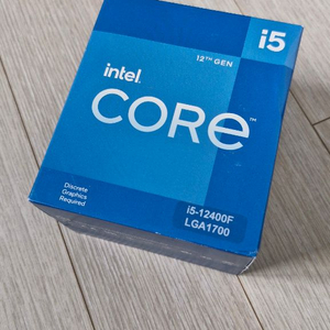 새상품 메인보드 b760m + CPU i5 12400f 세트 구성 이미지