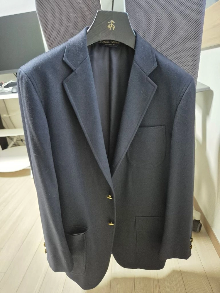 브룩스브라더스 캐시미어 블렌드 금장블레이저 이미지