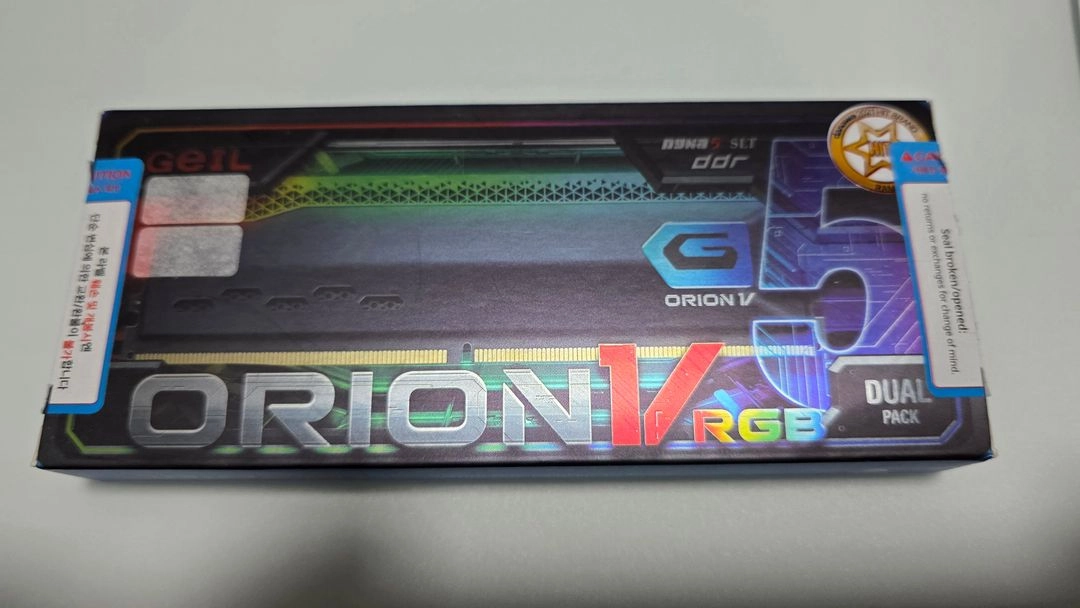 게일 DDR5 6000 CL36 ORION V RGB (32GB(16GBx2)) 이미지