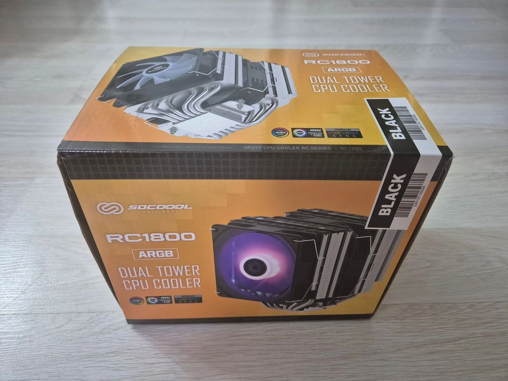 B650 어로스 엘리트 AX + RC1800 블랙 이미지