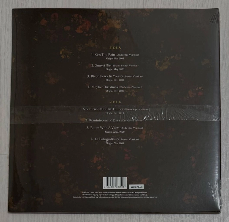 이루마 - The Rewritten Memories LP [투명 브라운 컬러] 이미지