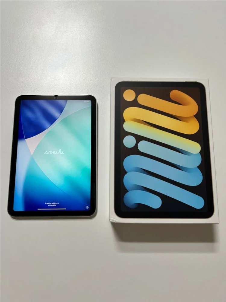 !!가격낮춤!! SS급) 아이패드 미니6 스타라이트 Wi-Fi 64GB + 거치대 케이스 - 안심되는 중고거래